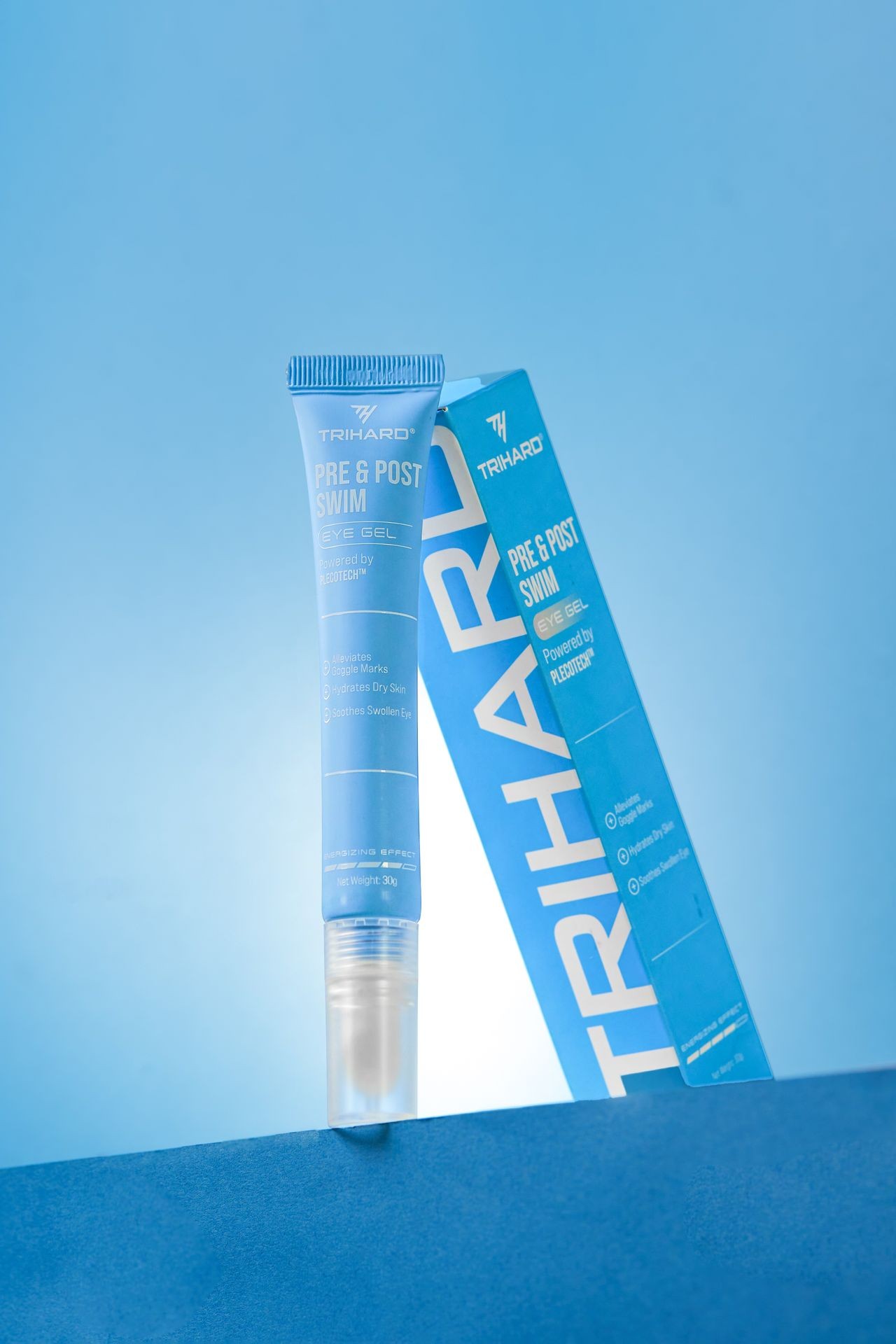 Trihard Eye Gel goggle marks Pre- & Post- Swim 